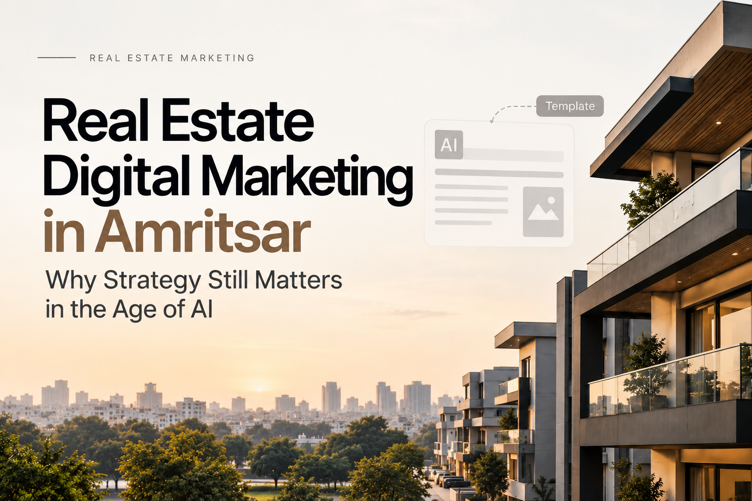 Real Estate Marketing in Amritsar: AI vs Strategy